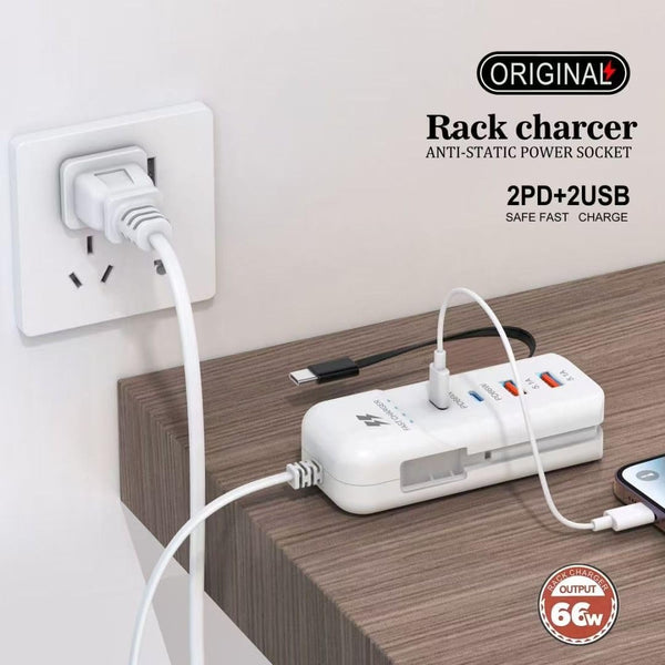 PD 66W USB Fast Charger with Type-C Cable