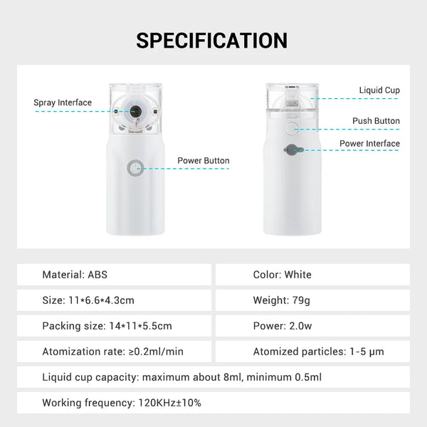 Portable Mesh Nebulizer Machine