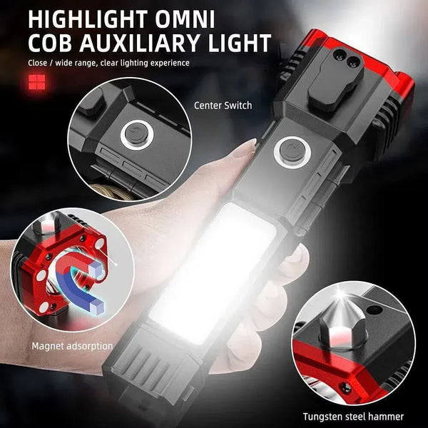 High Power LED Torch Light Rechargeable