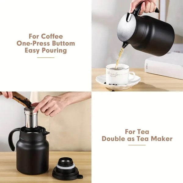 Tea Coffee Kettle with Ergonomic Handle