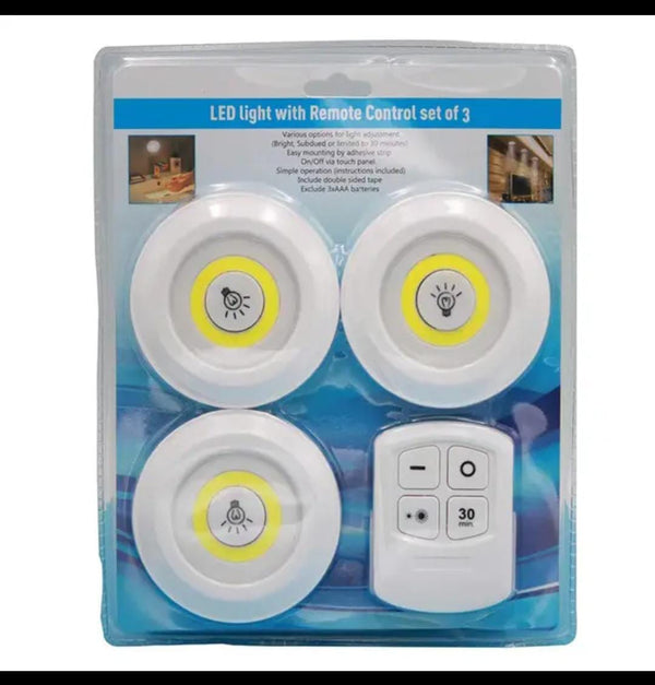 Multiple LED remote control light induction night light