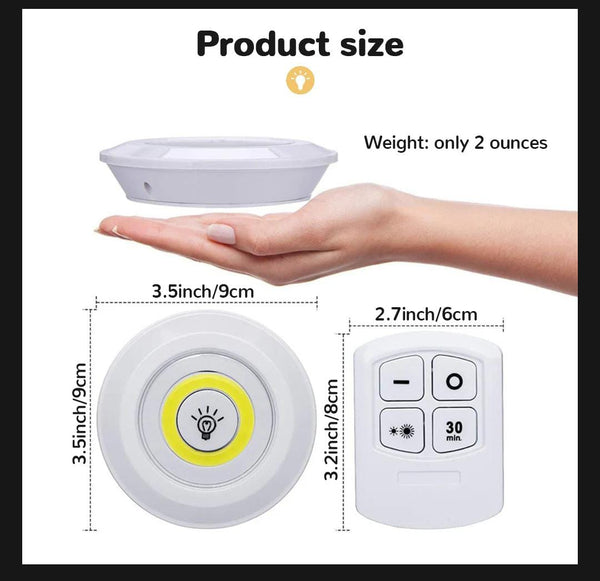 Multiple LED remote control light induction night light