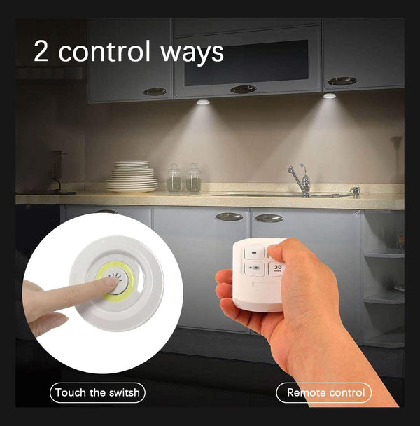 Multiple LED remote control light induction night light