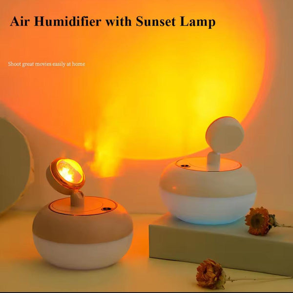 Air Humidifier with Sun Set Lamp