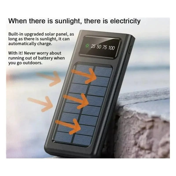 Solar Power Bank – 10,000mAh