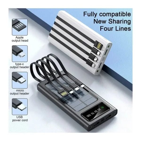 Solar Power Bank – 10,000mAh