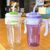 650ML Water Bottle Glass straw