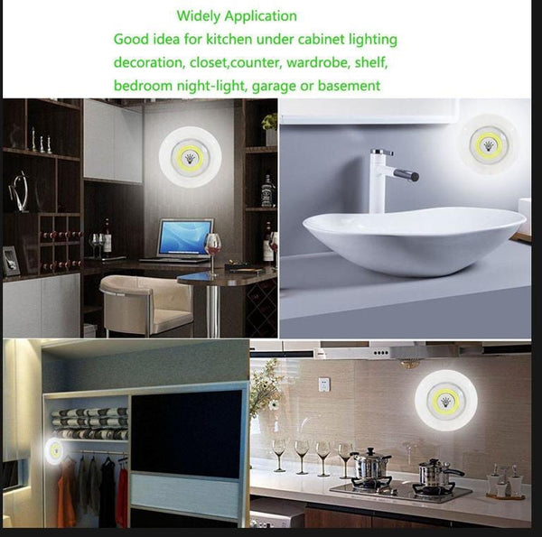 Multiple LED remote control light induction night light